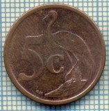 8200 MONEDA- AFRICA DE SUD - 5 CENTS -anul 2008 -starea ce se vede