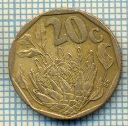 8264 MONEDA- AFRICA DE SUD - 20 CENTS -anul 1995 -starea ce se vede foto