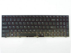 Tastatura laptop Lenovo Y500 iluminata cu rama UK foto