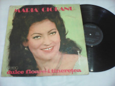 DISC VINIL MARIA CIOBANU DULCE FLOARE-I TINERETEA EPE 01954 foto