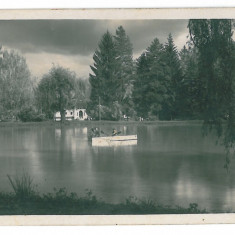 1428 - Rm. VALCEA, ZAVOI Park - old postcard, real PHOTO - used - 1940