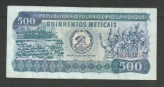 MOZAMBIC 500 METICAIS 1980 [1] XF , P-127 foto