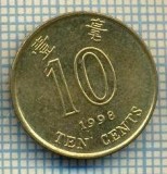 8318 MONEDA- HONG KONG - 10 CENTS -anul 1998 -starea ce se vede, Africa