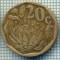 8263 MONEDA- AFRICA DE SUD - 20 CENTS -anul 1993 -starea ce se vede