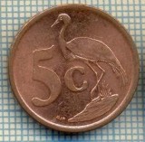 8162 MONEDA- AFRICA DE SUD - 5 CENTS -anul 2007 -starea ce se vede