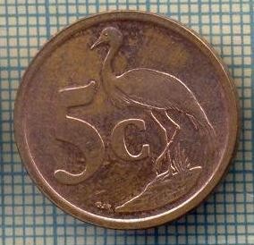 8214 MONEDA- AFRICA DE SUD - 5 CENTS -anul 2005 -starea ce se vede foto