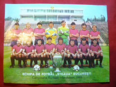 Fotografie a Echipei Steaua Bucuresti -Campioana Europei Intercluburi 1986 foto