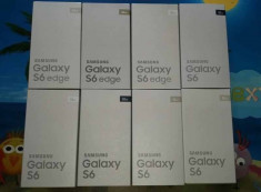SAMSUNG G920F GALAXY S6 32GB WHITE / GOLD SIGILATE !! GARANTIE 24 LUNI !! foto