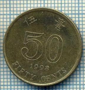 8279 MONEDA- HONG KONG - 50 CENTS -anul 1998 -starea ce se vede foto