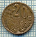 8255 MONEDA- AFRICA DE SUD - 20 CENTS -anul 2007 -starea ce se vede