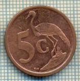 8178 MONEDA- AFRICA DE SUD - 5 CENTS -anul 2007 -starea ce se vede