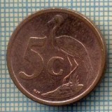 8157 MONEDA- AFRICA DE SUD - 5 CENTS -anul 2008 -starea ce se vede