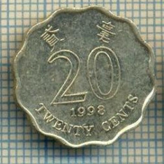 8301 MONEDA- HONG KONG - 20 CENTS -anul 1998 -starea ce se vede
