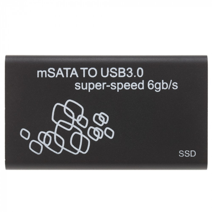 Adaptor SSD mSATA la USB 3.0 Hard Drive Enclosure