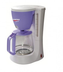 Filtru de cafea Albatros, alb+mov, 680 W, 1.2 l, 10 cesti, VERONA foto