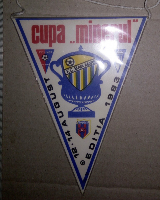 FANION FOTBAL - CUPA MINERUL 12-14 AUGUST 1983