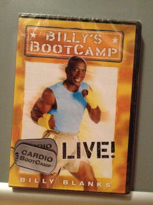 DVD Sport - &amp;quot;BILLY&amp;#039;S BOOTCAMP - LIVE&amp;quot; - cu BILLY BLANKS (2005) -Nou/Sigilat foto