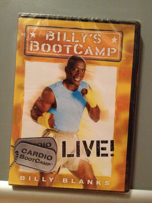 DVD Sport - &quot;BILLY&#039;S BOOTCAMP - LIVE&quot; - cu BILLY BLANKS (2005) -Nou/Sigilat