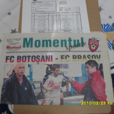 program FC Botosani - FC Brasov