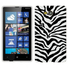 Husa Nokia Lumia 820 Silicon Gel Tpu Model Animal Print Zebra foto