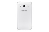 Husa originala Samsung Galaxy Core Plus G3500 EF-FG350NWEGWW + stylus, Alb, Piele