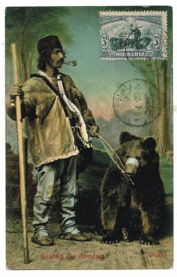 2729 - Ethnic, GYPSY, Tigan URSAR - old postcard - used - 1907 - TCV foto