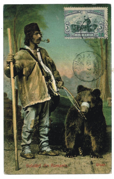 2729 - Ethnic, GYPSY, Tigan URSAR - old postcard - used - 1907 - TCV