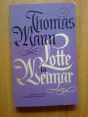 i Lotte la Weimar - Thomas Mann foto