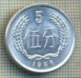 8343 MONEDA- CHINA - 5 FEN -anul 1986 -starea ce se vede, Africa