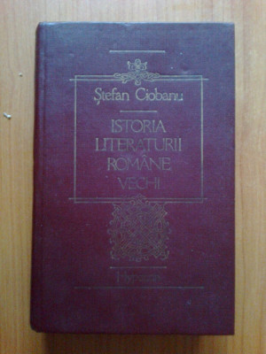 i Istoria literaturii romane vechi, Stefan Ciobanu, foto