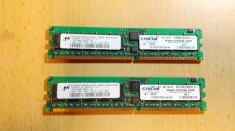 Ram Server Micron 1GB DDR1 333MHz MT18VDDF12872G-335D3 foto