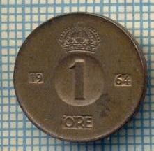 8359 MONEDA- SUEDIA - 1 ORE -anul 1964 -starea ce se vede