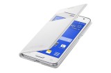 Husa originala Samsung Galaxy Core II Core 2 EF-CG355BBEGWW G355 G355H + stylus, Alb, Samsung Galaxy Core 2, Piele