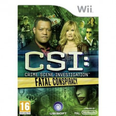 Csi Crime Scene Investigation Fatal Conspiracy Nintendo Wii foto