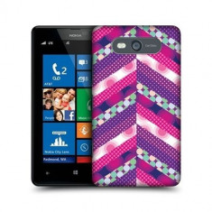 Husa Slim Plastic Nokia Lumia 820 Model Quilt HeadCase foto