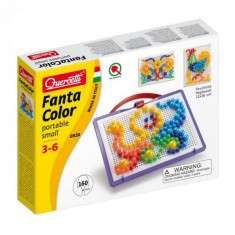Joc Creativ Fanta Color Portabil Quercetti Creatie Imagini Mozaic 160 Piese foto