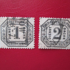 TIMBRE GERFMANIA SERIE NEUZATA DIIIIIIENSTMARKEN=1870