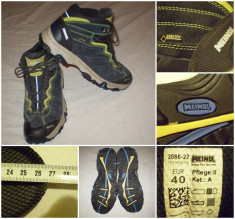 Ghete Bocanci MEINDL GoreTex 40=26cm barbati impermeabili munte iarna foto