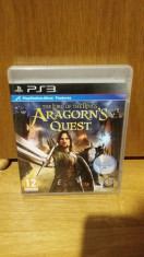 PS3 The lord of the rings Aragorn&amp;#039;s quest / MOVE optional - joc orig by WADDER foto