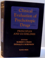 CLINICAL EVALUATION OF PSYCHOTROPIC DRUGS , PRINCIPLES AND GUIDELINES , 1994 foto