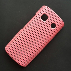 Husa Nokia 500 Plastic Perforat Vent Roz foto