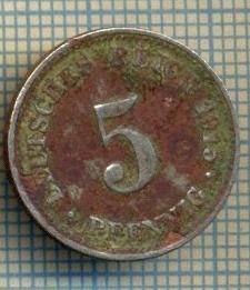 8376 MONEDA- GERMANIA - 5 PFENNIG -anul 1915 D -starea ce se vede