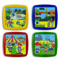 Set De 4 Puzzle Timpul Liber Miniland foto