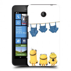 Husa Nokia Lumia 635 630 Silicon Gel Tpu Model Naked Minions foto