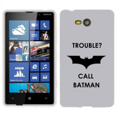 Husa Nokia Lumia 820 Silicon Gel Tpu Model Batman foto