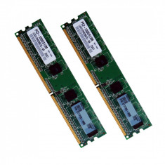 Memorie Desktop DDR2 2x512MB (1GB) Frecventa 667 MHz foto