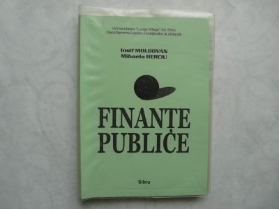 FINANTE PUBLICE - MOLDOVAN , HERCIU foto