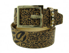 Curea dama Guess animal print, masura M foto