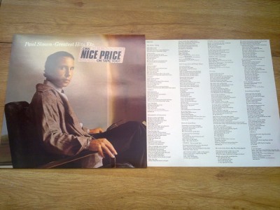 PAUL SIMON - GREATEST HITS (1977,CBS,Made in UK) + insert versuri vinil vinyl foto