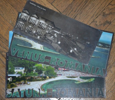 LOT 4 carti postale statiuni de pe litoralul Marii Negre - format mare foto
